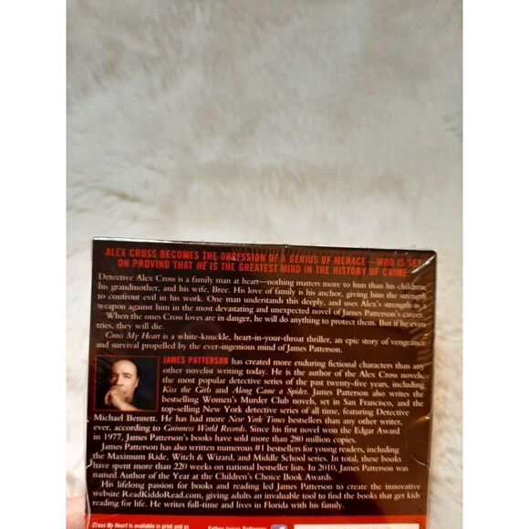 James Patterson Alex Cross audio book on CD Cross my heart - Picture 2 of 3